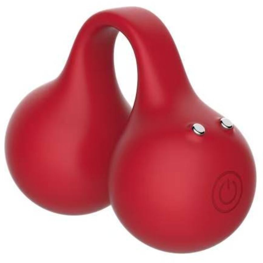 SNAIL VIBE - TWINN VIBRADOR DE DEDO CEREZA - OMerotics