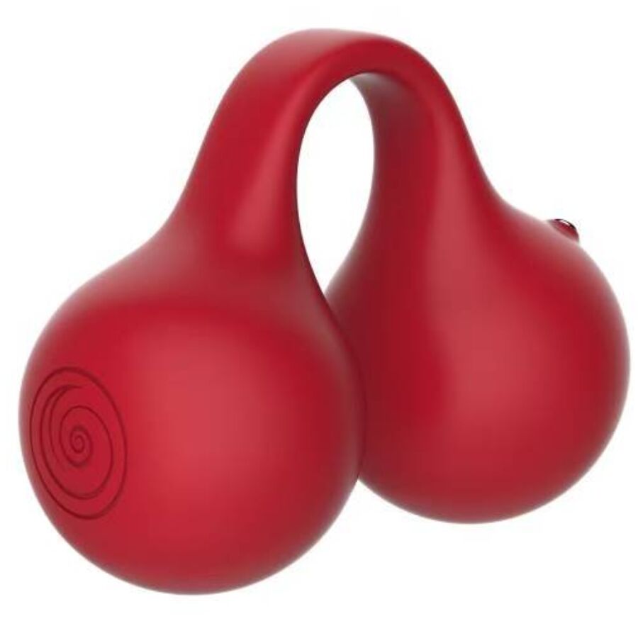 SNAIL VIBE - TWINN VIBRADOR DE DEDO CEREZA - OMerotics