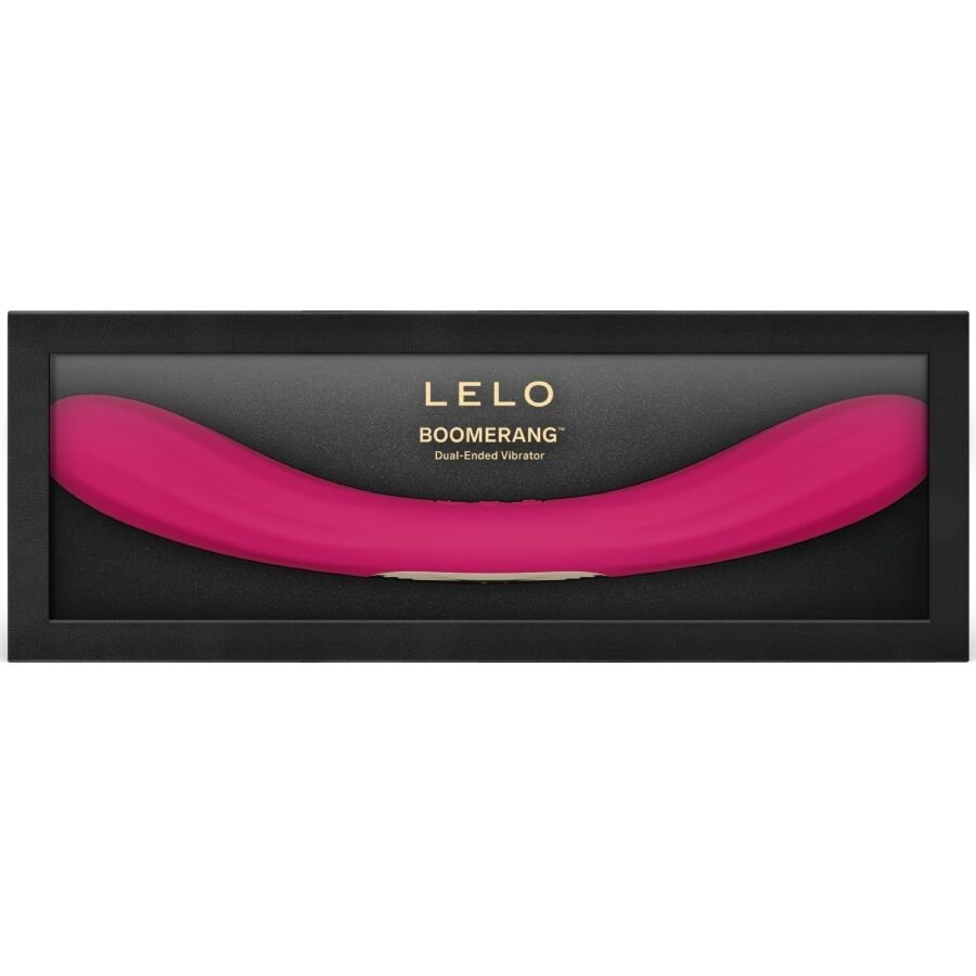 LELO - BOOMERANG VIBRADOR DE DOBLE EXTREMO CEREZA - OMerotics