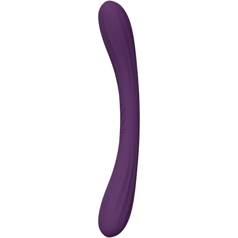 LELO - BOOMERANG VIBRADOR DE DOBLE EXTREMO MORADO - OMerotics