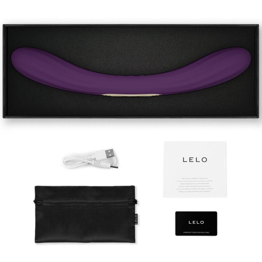 LELO - BOOMERANG VIBRADOR DE DOBLE EXTREMO MORADO - OMerotics