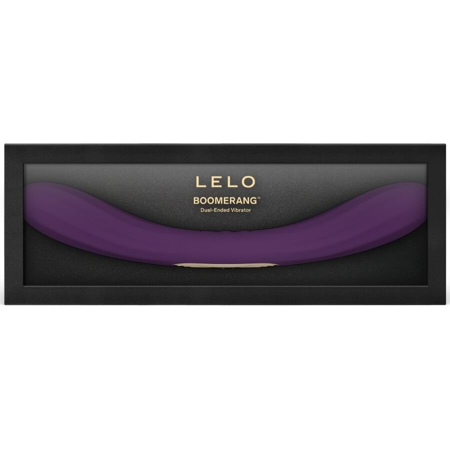 LELO - BOOMERANG VIBRADOR DE DOBLE EXTREMO MORADO - OMerotics