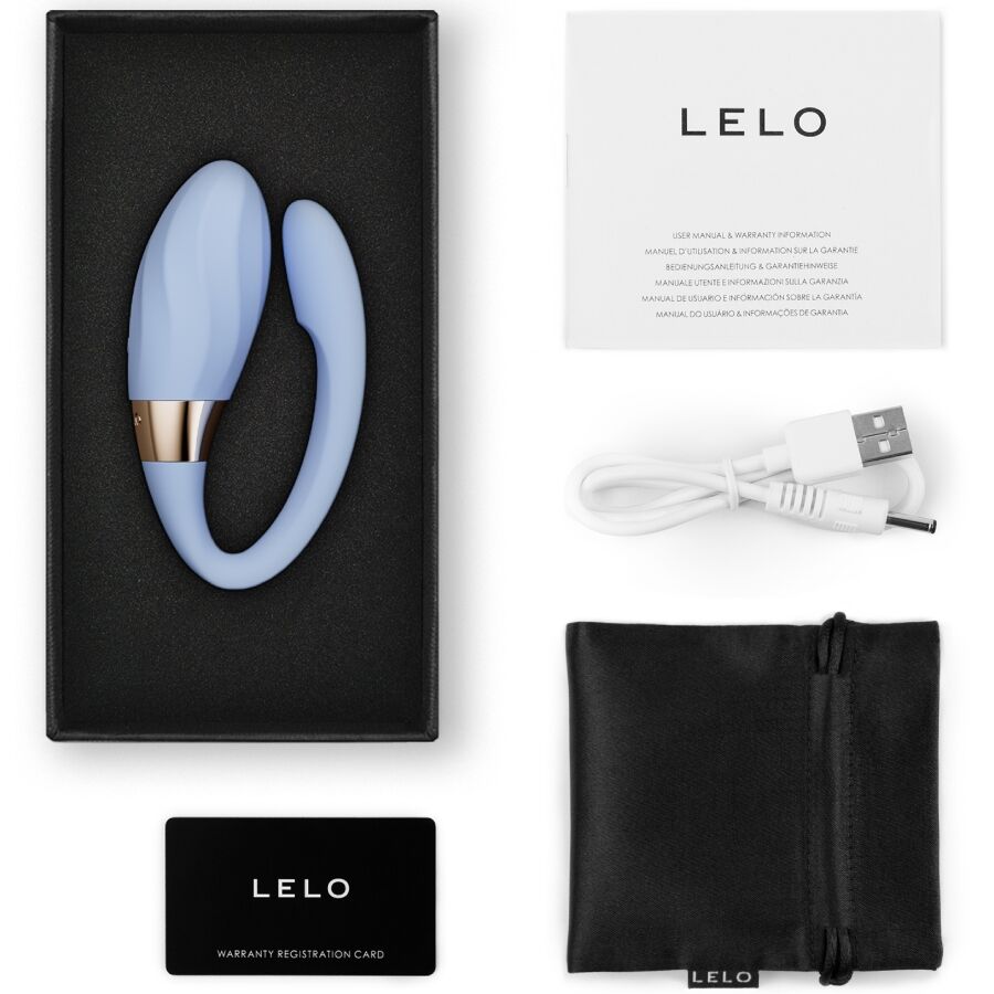 LELO - TIANI TWIST VIBRADOR PARA PAREJAS CELESTE - OMerotics