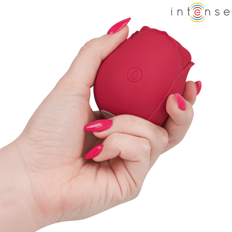 INTENSE - CAMELLIA ROSA SUCCIONADORA DE CLÍTORIS POR ONDAS BURDEOS - OMerotics