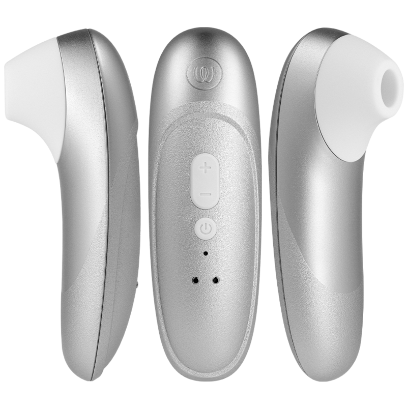 WOMANIZER - PRO VIBRANT ESTIMULADOR DE CLÍTORIS GRIS PLATA
