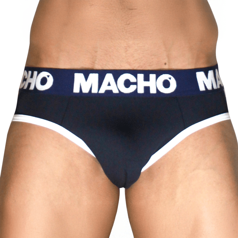 MACHO - MCH008 SLIP CLÁSICO AZUL MARINO M - OMerotics