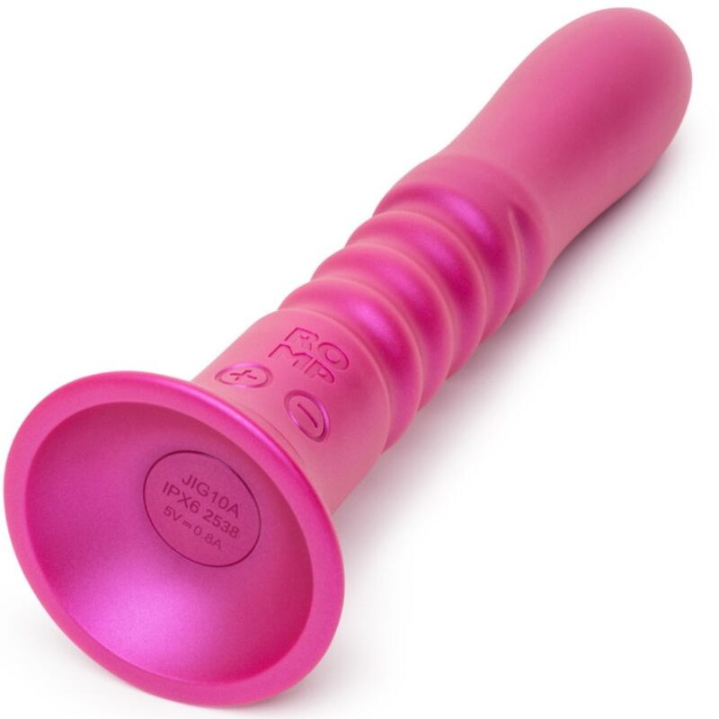 ROMP - JIGGLE VIBRADOR UP AND DOWN CON VENTOSA ROSA - OMerotics