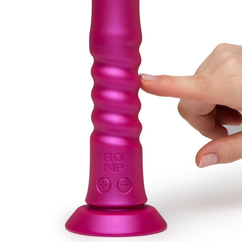 ROMP - JIGGLE VIBRADOR UP AND DOWN CON VENTOSA ROSA - OMerotics
