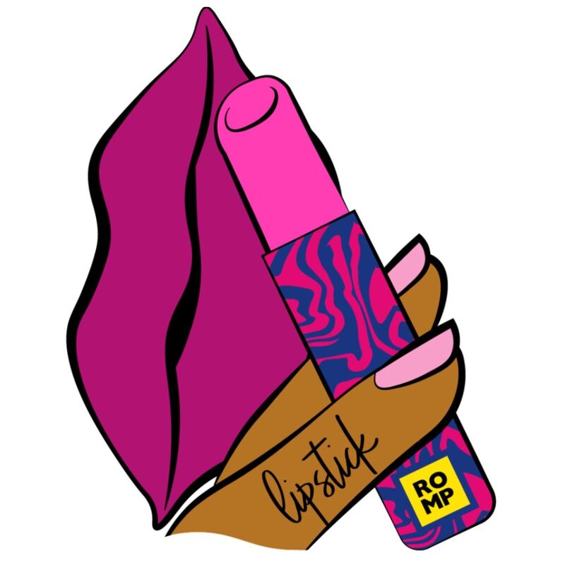 ROMP - LIPSTICK ESTIMULADOR DE CLÍTORIS PINTALABIOS 7 NIVELES - OMerotics