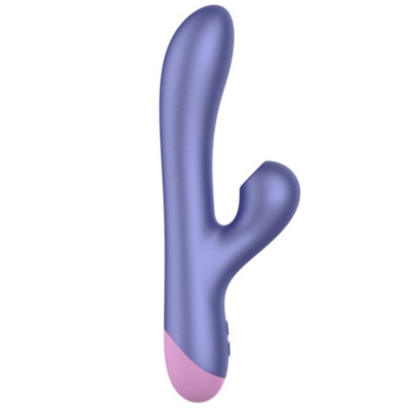 ROMP - PULSE VIBRADOR RABBIT DUAL PUNTO G AZUL ELÉCTRICO - OMerotics