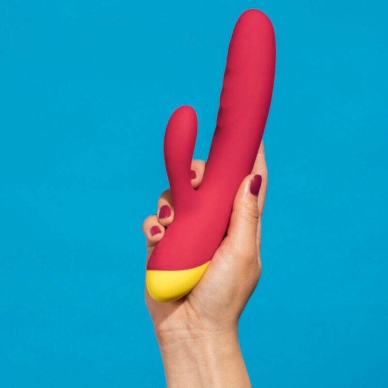 ROMP - JAZZ VIBRADOR RABBIT RECARGABLE ROJO - OMerotics