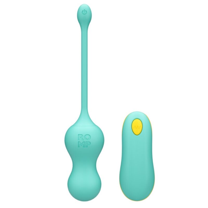 ROMP - CELLO HUEVO VIBRADOR MULTIFUNCIÓN TURQUESA CONTROL REMOTO - OMerotics
