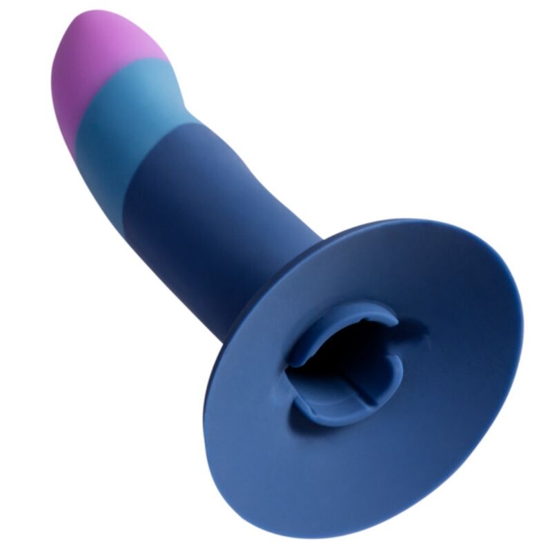 ROMP - PICCOLO DILDO SILICONA CON VENTOSA TRICOLOR 14 CM - OMerotics