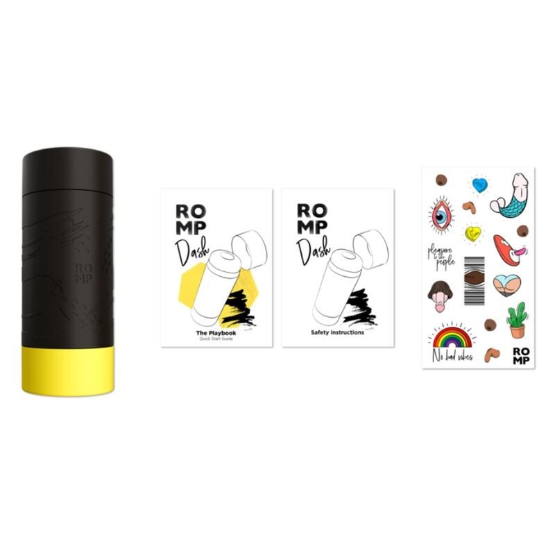 ROMP - DASH MASTURBADOR MASCULINO CON CONTROL DE SUCCIÓN 20 CM - OMerotics