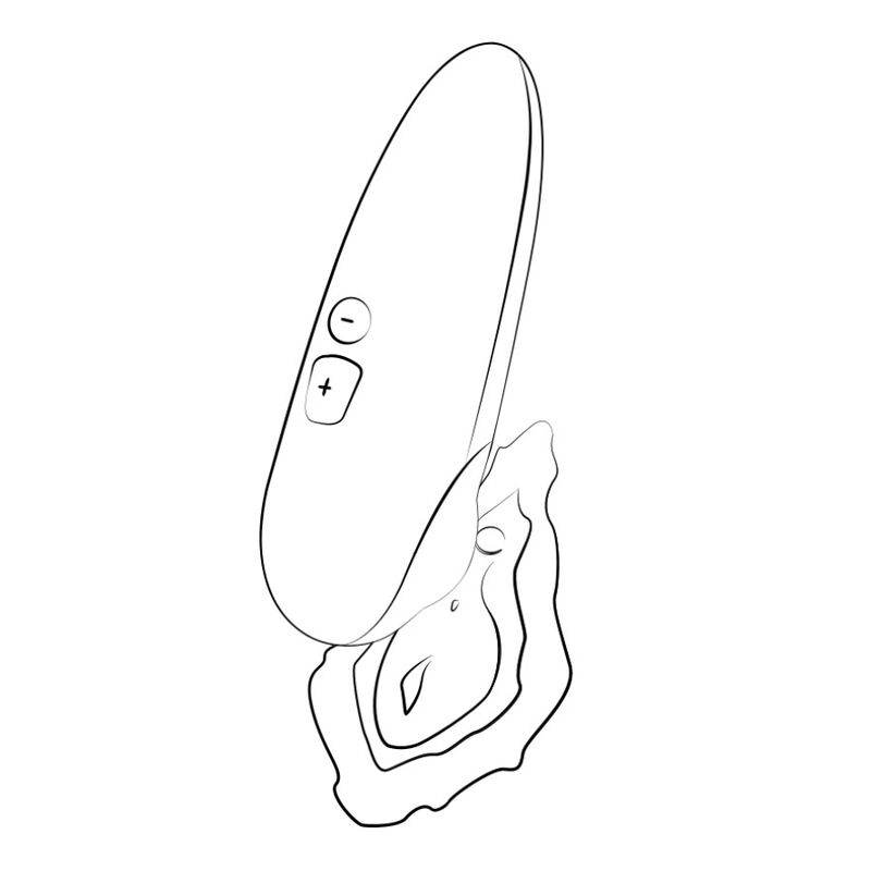 ROMP - SWITCH X ESTIMULADOR DE CLÍTORIS 6 NIVELES NARANJA - OMerotics