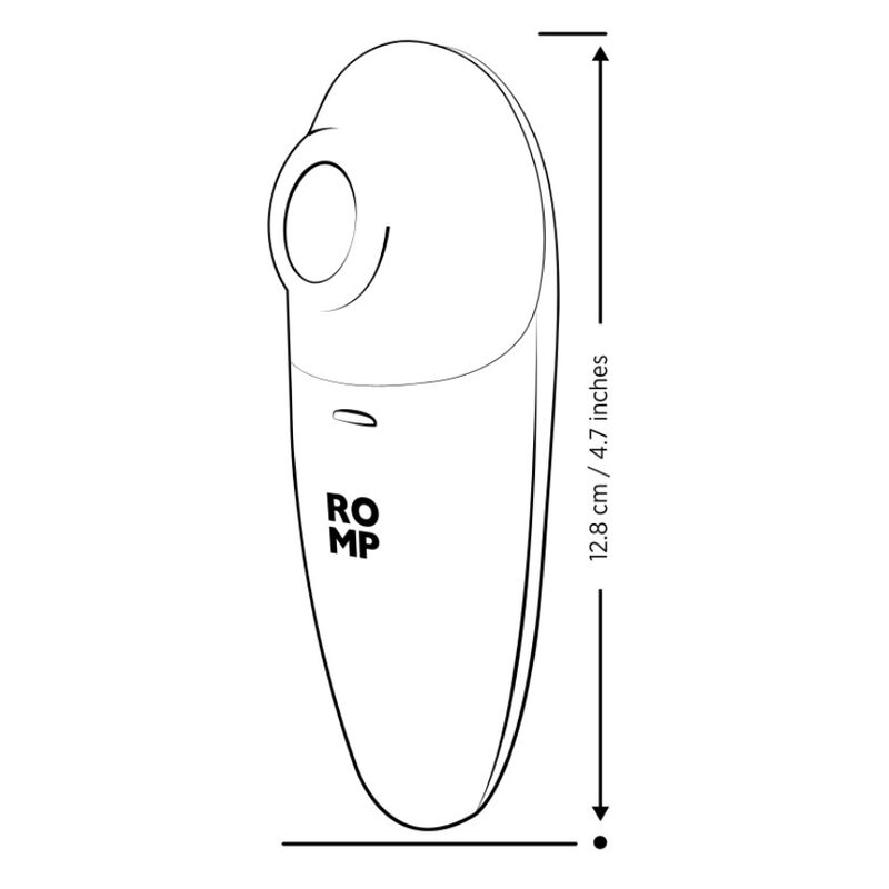 ROMP - SWITCH X ESTIMULADOR DE CLÍTORIS 6 NIVELES NARANJA - OMerotics