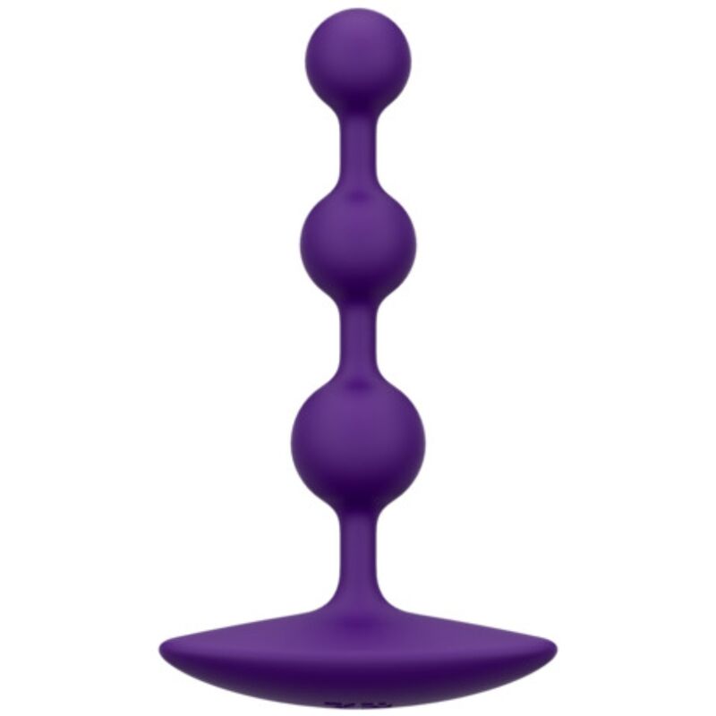ROMP - AMP PURPLE BOLAS ANALES FLEXIBLES DE SILICONA 12,5 CM MORADO - OMerotics