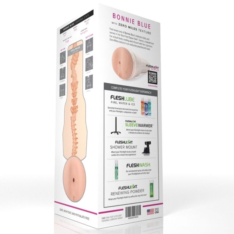 FLESHLIGHT GIRLS - BONNIE BLUE ZERO MILES ANO - OMerotics