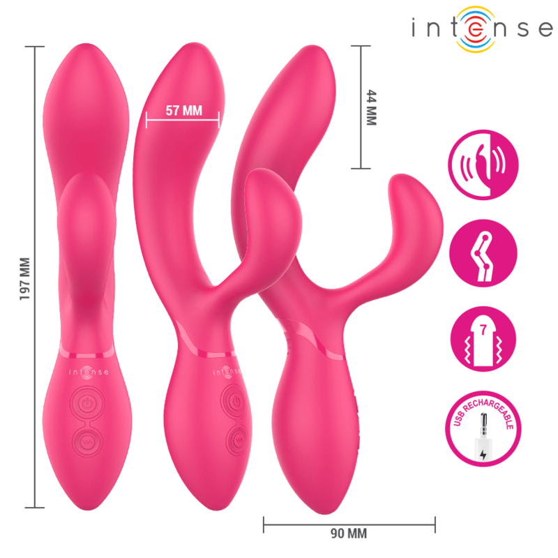 INTENSE - CHARLY ESTIMULADOR VIBRADOR ARTICULABLE - OMerotics