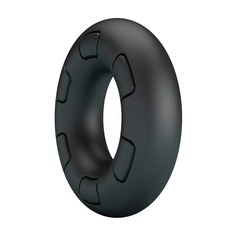 CRAZY BULL - BERTRAM ANILLO PARA PENE SUPER SOFT SILICONA NEGRO - OMerotics