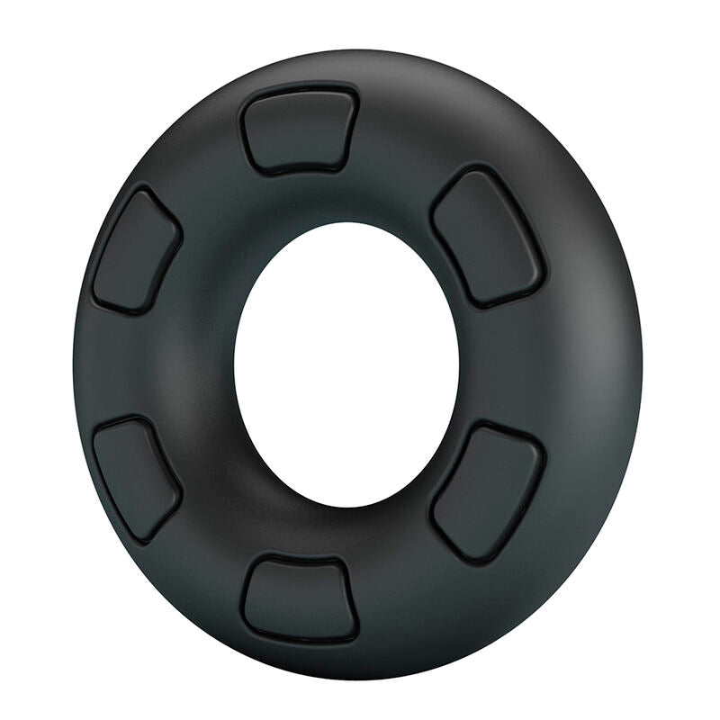 CRAZY BULL - BERTRAM ANILLO PARA PENE SUPER SOFT SILICONA NEGRO - OMerotics