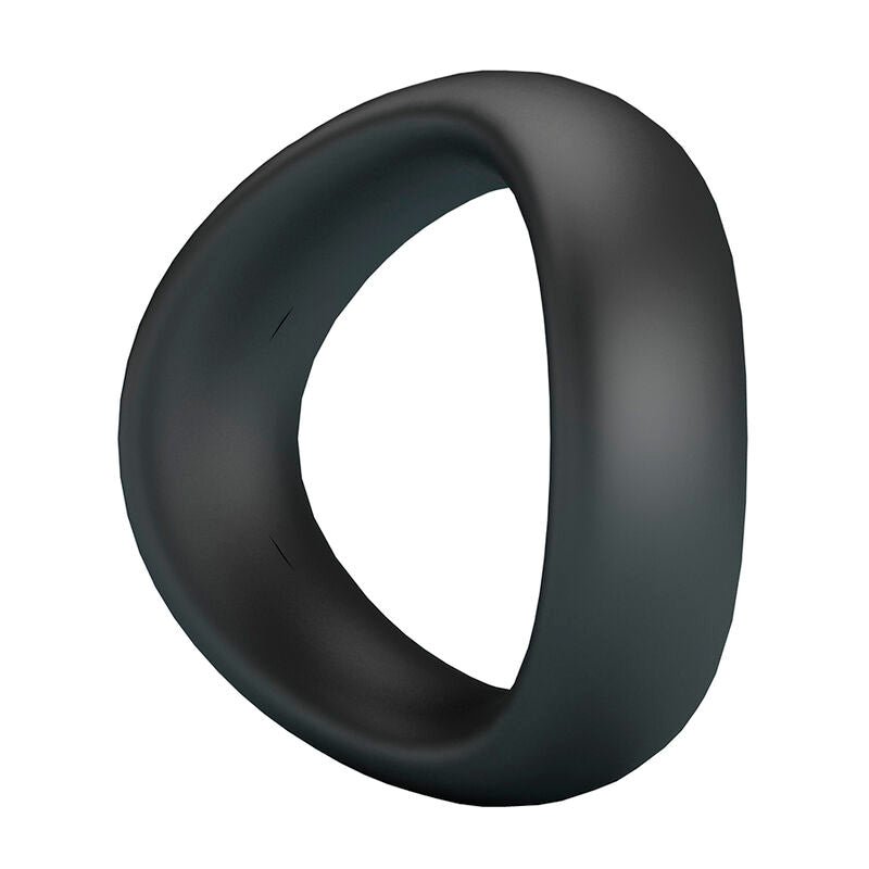 CRAZY BULL - VALEN ANILLO PARA PENE ERGONÓMICO SILICONA NEGRO - OMerotics