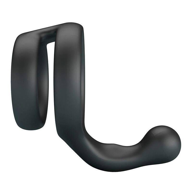 CRAZY BULL - YANCY ANILLO DOBLE PARA PENE Y TESTÍCULOS SILICONA NEGRO - OMerotics