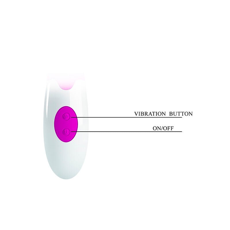 PRETTY LOVE - BUTTERFLY KISS VIBRADOR RABBIT 30 FUNCIONES MORADO - OMerotics
