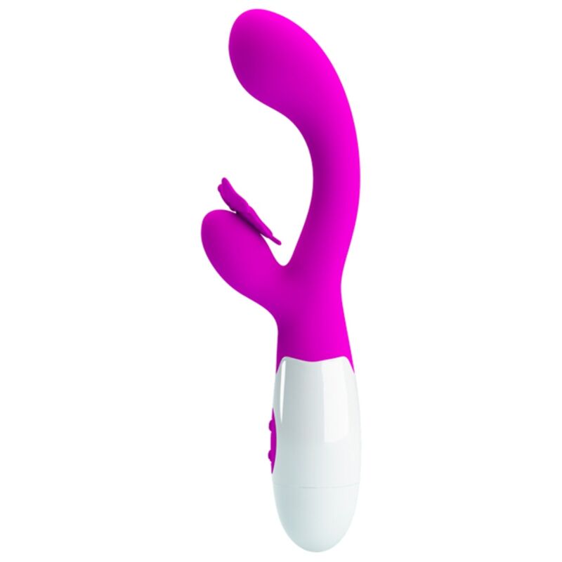 PRETTY LOVE - BUTTERFLY KISS VIBRADOR RABBIT 30 FUNCIONES MORADO - OMerotics