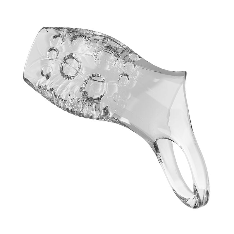 PRETTY LOVE - GERALDINE FUNDA ENGROSADORA TEXTURIZADA TRANSPARENTE - OMerotics
