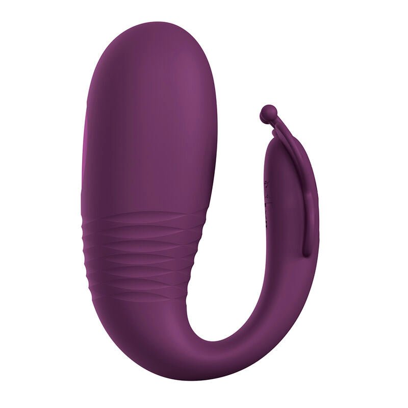 PRETTY LOVE - KLAY VIBRADOR HUEVO CON EMPUJE APP CONTROL MORADO - OMerotics