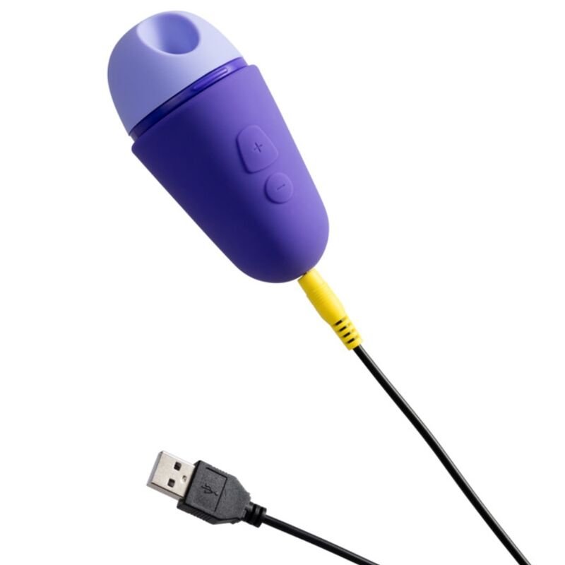 ROMP - FREE X ESTIMULADOR DE CLÍTORIS CON TAPA 10 NIVELES RECARGABLE MORADO - OMerotics