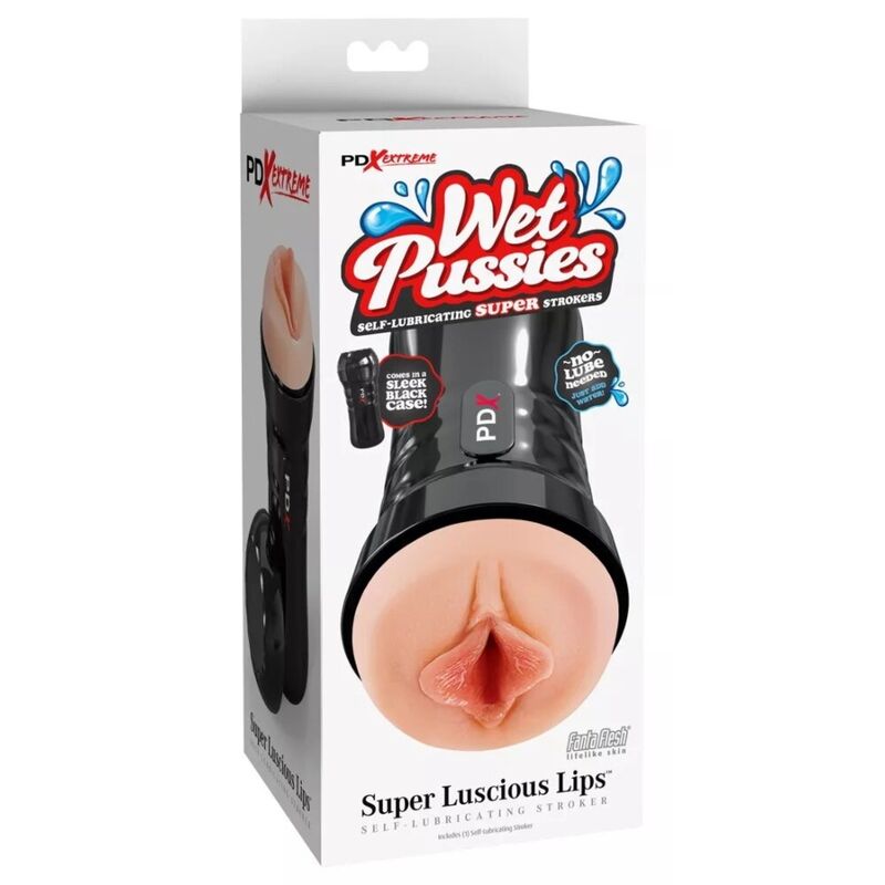 PDX EXTREME - MASTURBADOR REALISTA AUTOLUBRICADO LABIOS SUPER DELICIOSOS - OMerotics