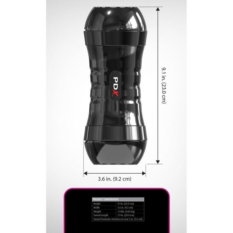PDX EXTREME - WET PUSSIES MASTURBADOR REVERSIBLE SUPER FLIP-A-PUSSY OVER STROKER 21.6 CM - OMerotics