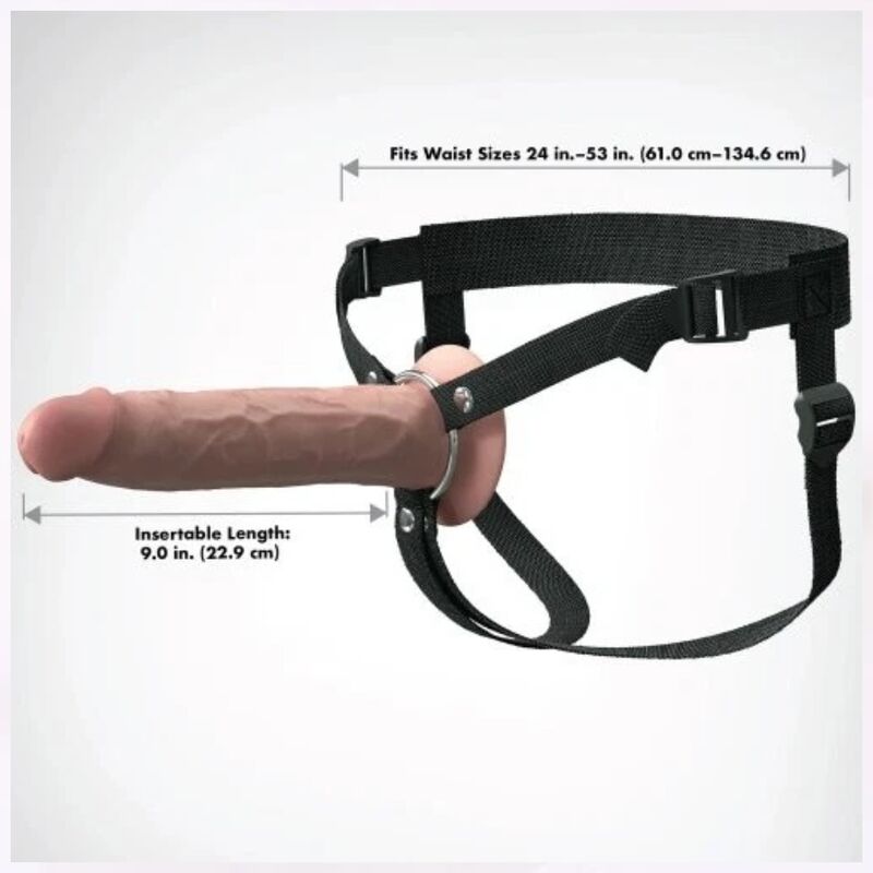 FANTASY X-TENSIONS - ARNÉS CON DILDO HUECO REALÍSTICO ELITE 24.1 CM - OMerotics