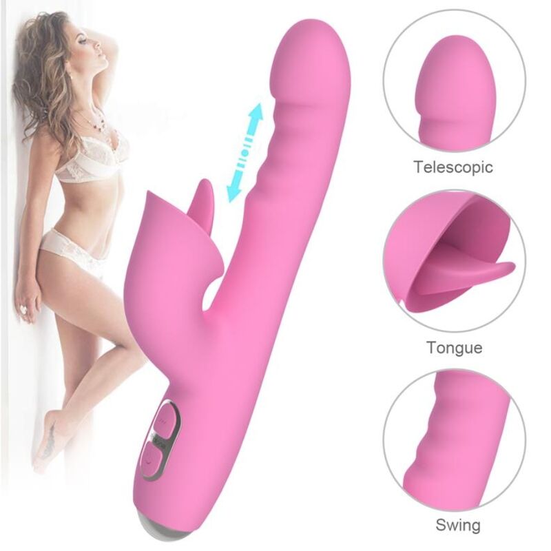 NALONE - T-MAY VIBRADOR RABBIT CON EMPUJE Y MOVIMIENTO OSCILANTE - OMerotics