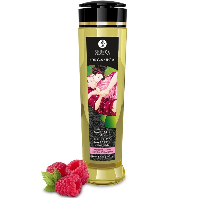 SHUNGA - BIO-MASSAGEÖL HIMBEERE 240 ML