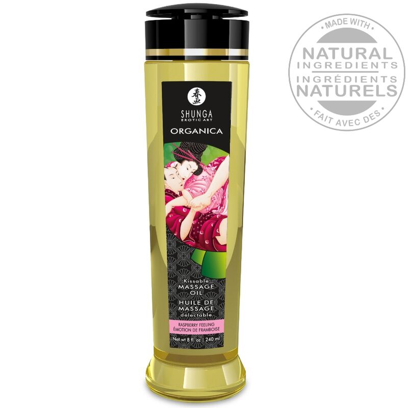 SHUNGA - BIO-MASSAGEÖL HIMBEERE 240 ML