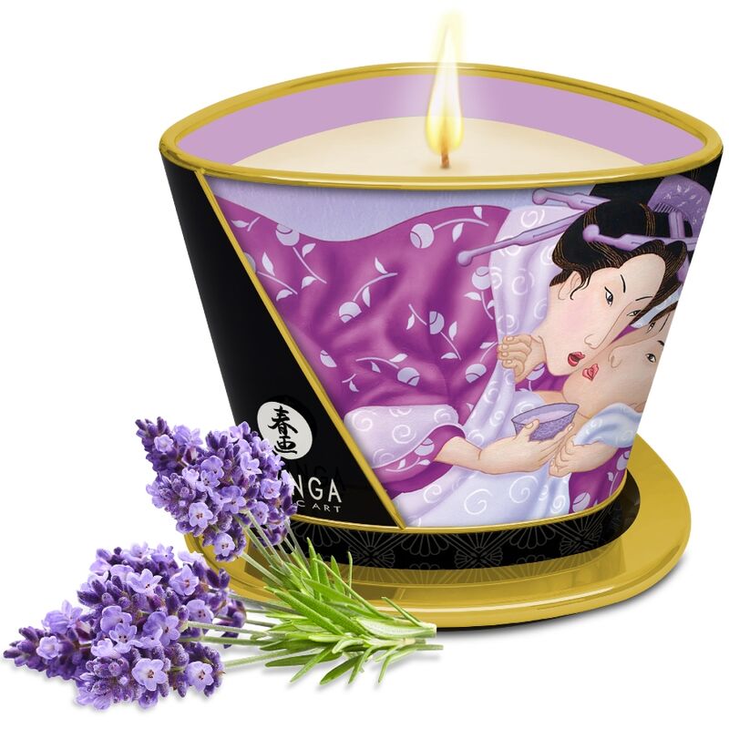 SHUNGA - LAVENDER MASSAGE CANDLE 170 ML