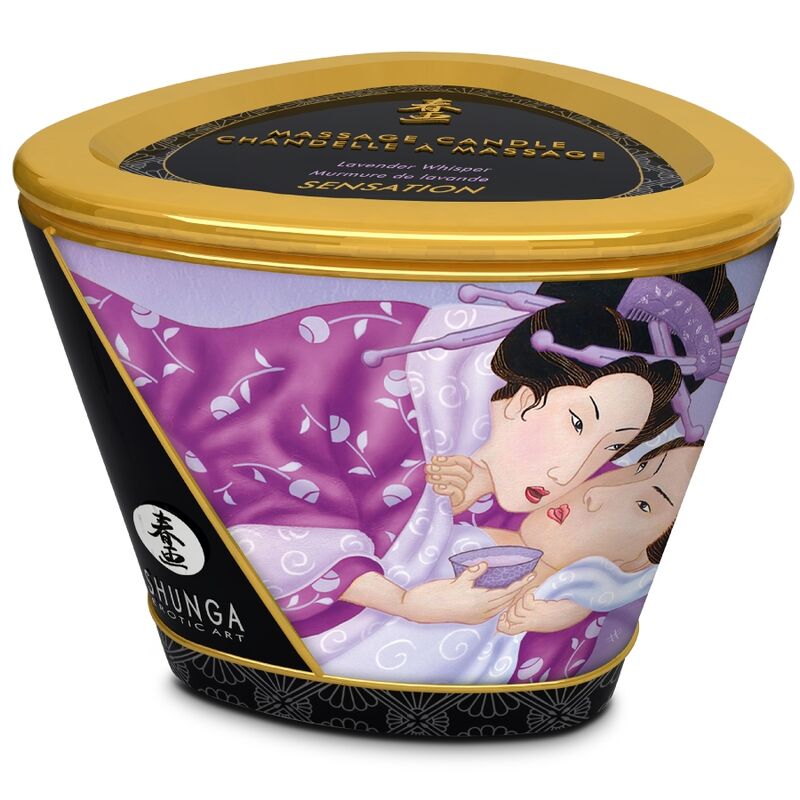 SHUNGA - LAVENDER MASSAGE CANDLE 170 ML