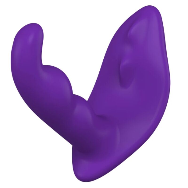 SHE.E.O - ESTIMULADOR ANAL VIBRADOR ROTATIVO CON CONTROL REMOTO MORADO - OMerotics