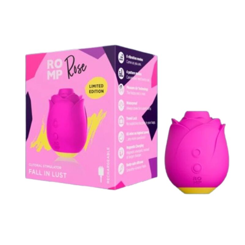 ROMP - ROSE 2.0 SUCCIONADOR DE CLÍTORIS FORMA ROSA EDICIÓN LIMITADA - OMerotics