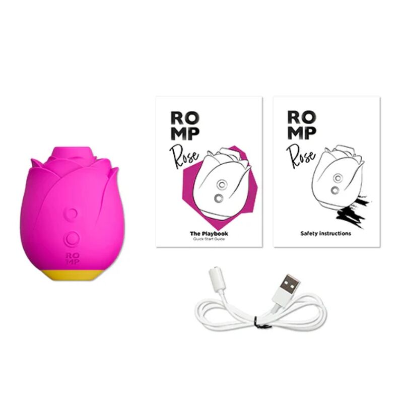 ROMP - ROSE 2.0 SUCCIONADOR DE CLÍTORIS FORMA ROSA EDICIÓN LIMITADA - OMerotics
