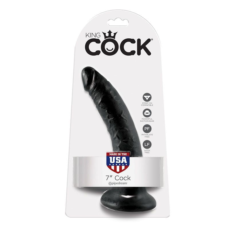 KING COCK - SCHWARZER SCHWANZ 17,8 CM