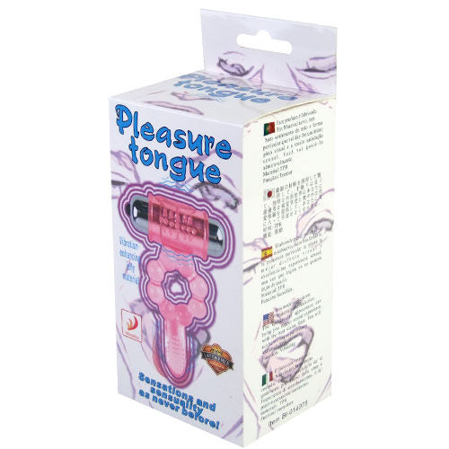 DANCE - SILICONE RING 10 TONGUE VIBRATION RHYTHMS PINK