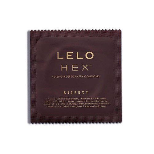 LELO HEX CONDOMS RESPECT XL 3 PACK - OMerotics