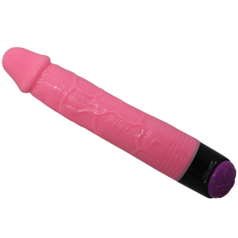 BAILE - FARBENFROHER REALISTISCHER SEX-VIBRATOR ROSA 23 CM