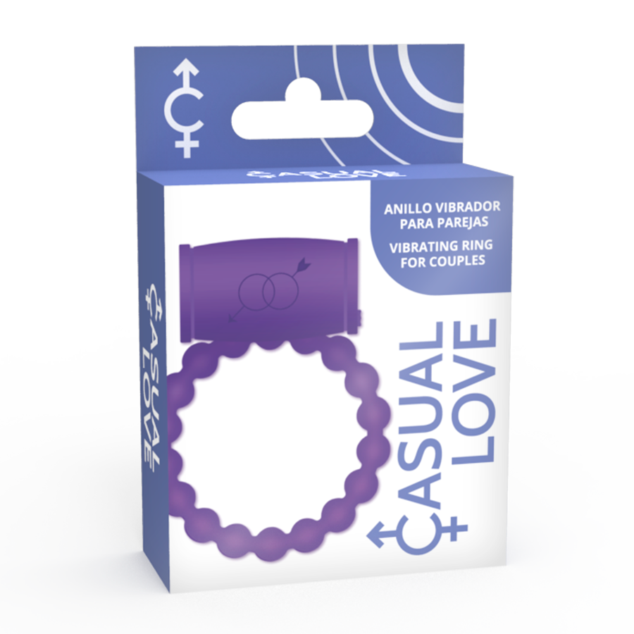CASUAL LOVE - 25 VIBRING RING PAIRS VIOLETT