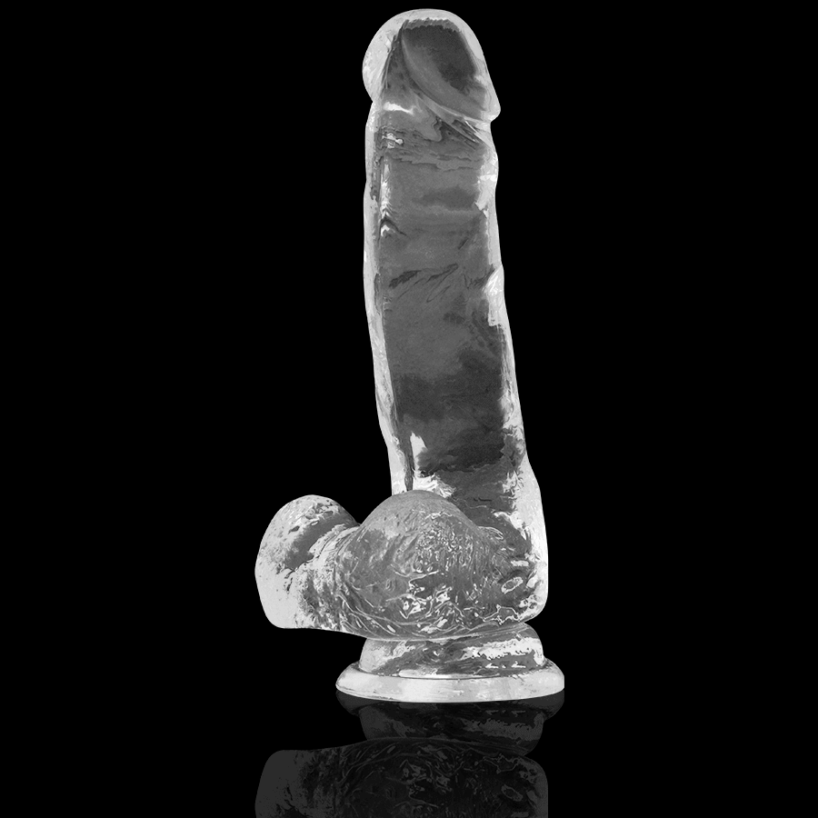X RAY - CLEAR DILDO REALISTA TRANSPARENTE 18.5 CM -O- 3.8 CM - OMerotics
