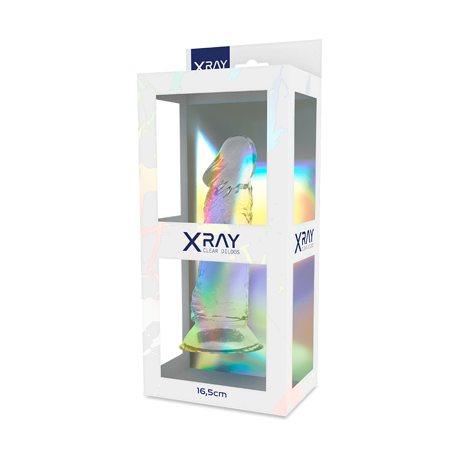 XRAY CLEAR DILDO TRANSPARENTE 16.5CM X 4CM - OMerotics
